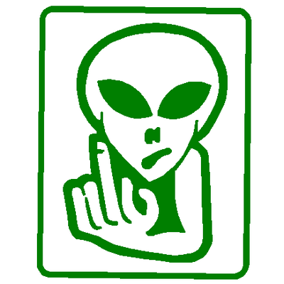 Alien Flip decal 347