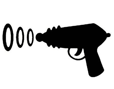 Alien Gun Sticker Decal