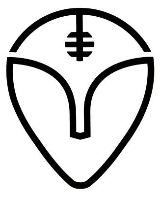 alien head skate die cut decal 2