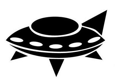 spaceship alien decal 66