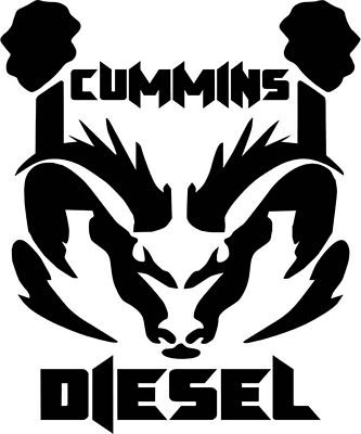 cummins ram diesel sticker
