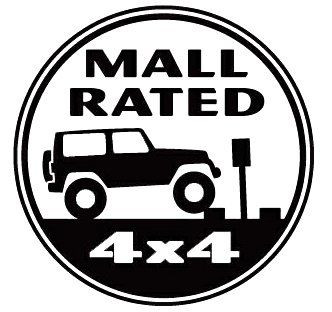 mall rated 4X4 DECAL