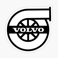 volvo blower die cut auto decal