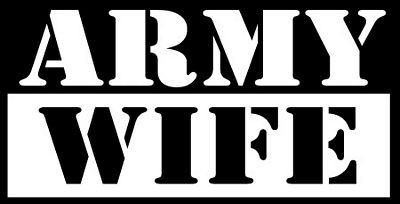 Army Wife Sticker