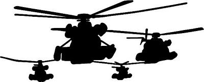 Military Silhouette Decals 2