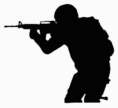 Military Silhouette Decals 9