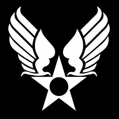 US Army Air Corps Diecut Vinyl Sticker