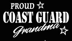 PROUD Military Stickers COAST GUARD GRANDMA