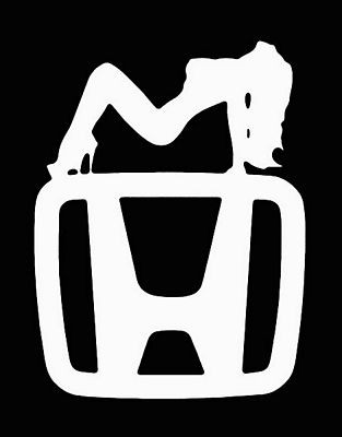 H Logo with Babe Decal