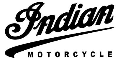 IND motorcycle diecut logo decal