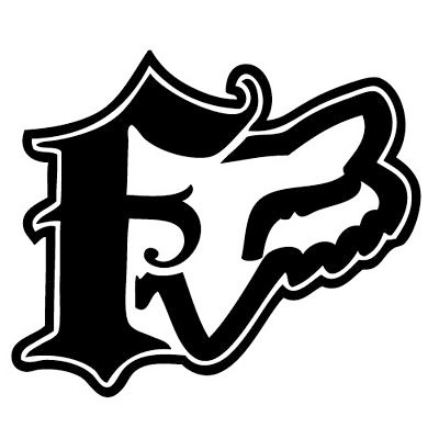 F F Logo Sticker