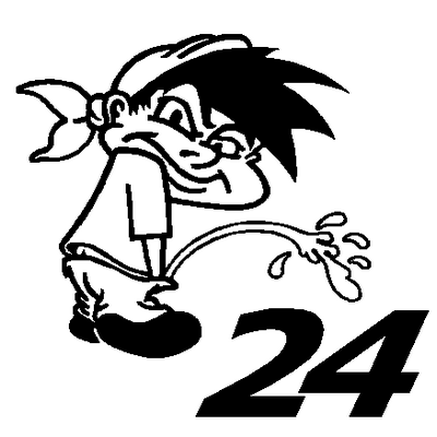 Pee on 24 Decal 501