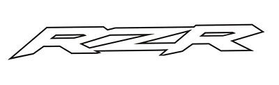 POLARIS RZR OUTLINE STICKER PAIR