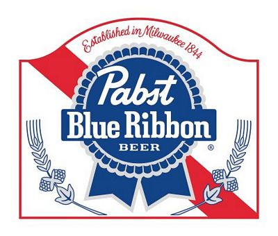 Pabst Blue Ribbon Beer Label