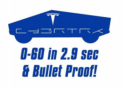CYBERTRUCK DIE CUT DECAL 1