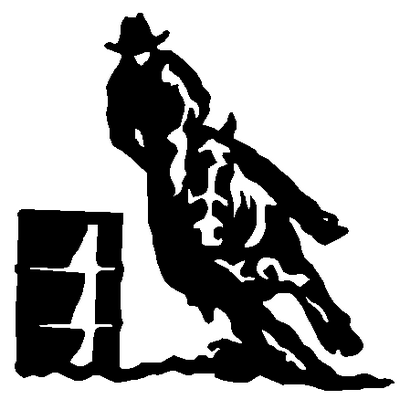 Barrell Racing decal 824