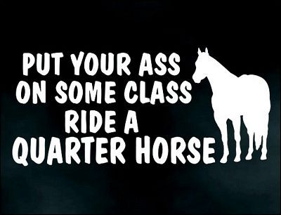 Class On Quarter Horde Vinyl Decal