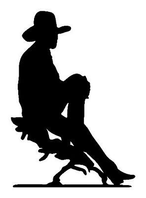 Cowboy Die Cut Decal 4