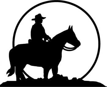 One Man Rider Decal 116