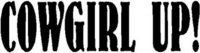 Cowgirl up Sitcker Decal 2