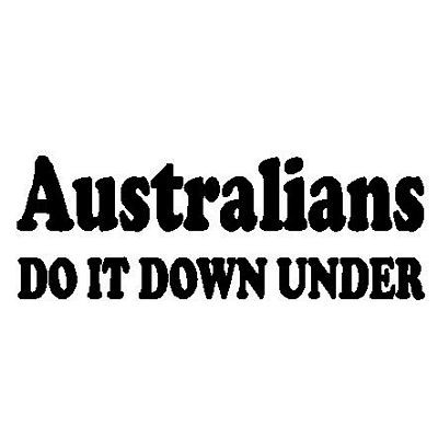 Australian Do It  Decal