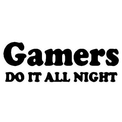 Gamers Do It  Decal