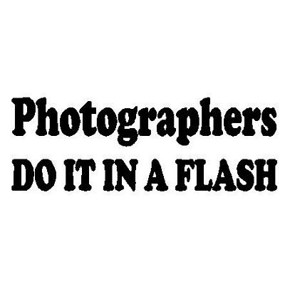 Photographers Do It Decal