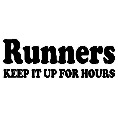 Runners Do It Decal 2