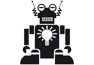 Robot Die Cut Decal 4