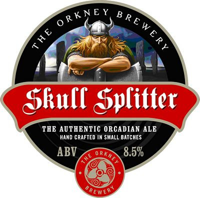 Skull Splitter Orkney Brewing Logo Decal