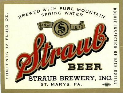 Straub Label Red Sticker