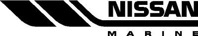 Nissan Marine Decal Sticker LEFT