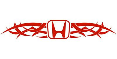 Honda Tribal Back Window Graphic