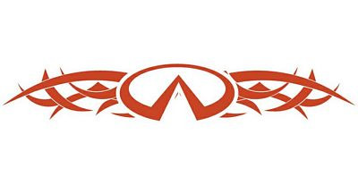 Infinity Tribal Back Window Graphic