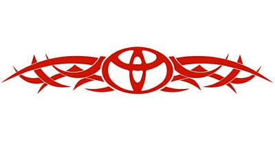 Toyota Tribal Back Window Graphic