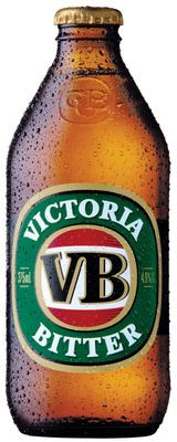 Victoria Bitter Bottle Sticker