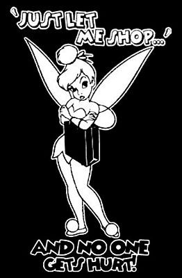 Tinklerbell Lets Shop Vinyl Sticker Decal