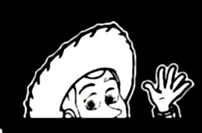 TOY STORY WOODY WAVE Sticker Decal