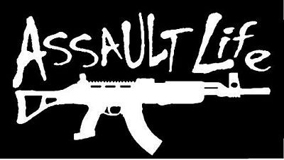 Assault Life gun Decal