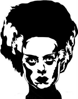 Frankenstein BRIDE Vinyl Decal Sticker