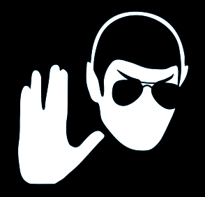 SPOCK sticker