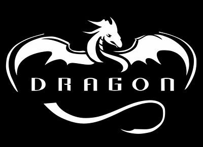 spacex DRAGON logo die cut vinyl decal