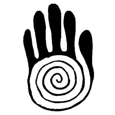 Indian Hand vinyl decal 838c