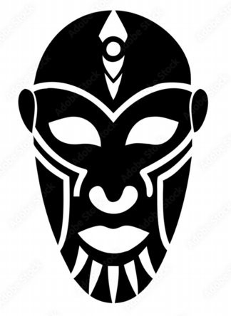 INDIAN MASK DECAL 1