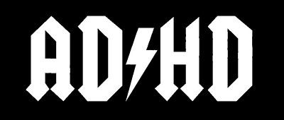 ADHD funny car sticker