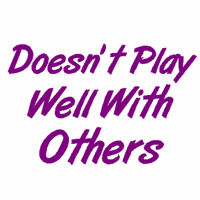 Doesn't Play Well decal 981