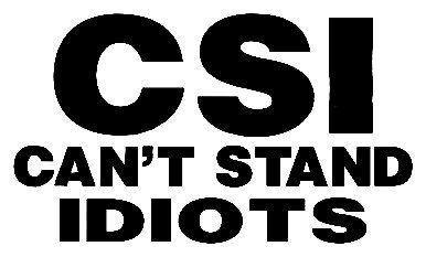 funny csi sticker Funny Vinyl Car Decal