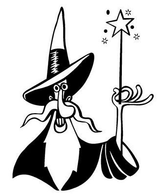 Wizard DieCut Decal
