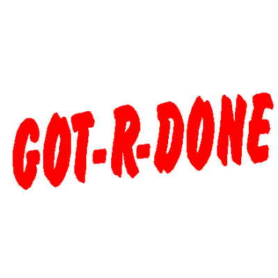 Got R Done car decal