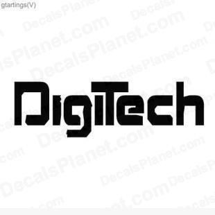 Vinyl Music DIGITECH Sticker 1111